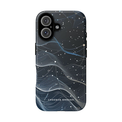 Gradient Neural Waves iPhone 16 - Tough Phone Case