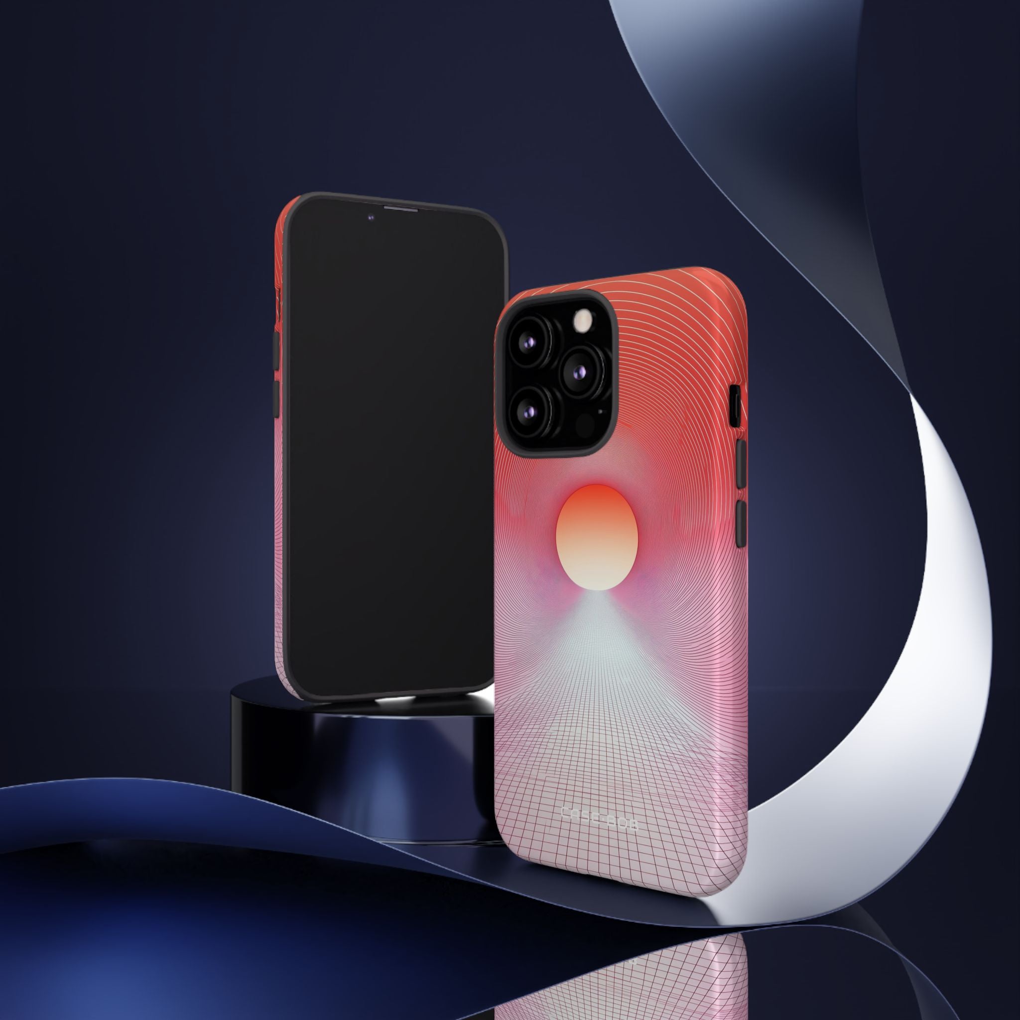 Orange Portal iPhone 13 Pro Case - Tough