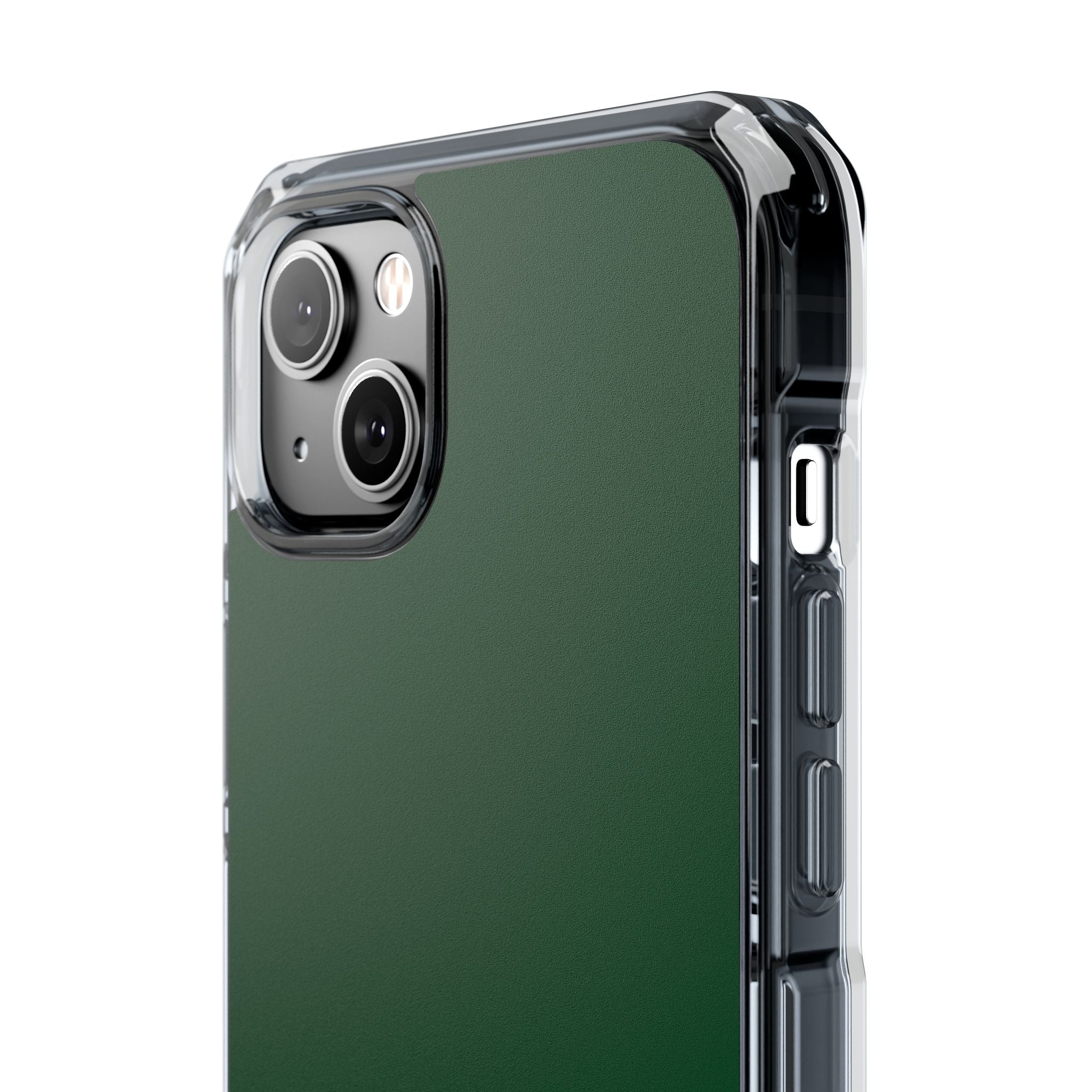 Forest Green - Clear Impact Case for iPhone