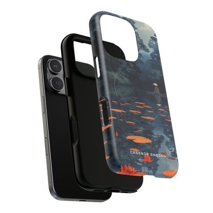 Tranquil Lotus Reflections iPhone 16 | Tough+ Phone Case