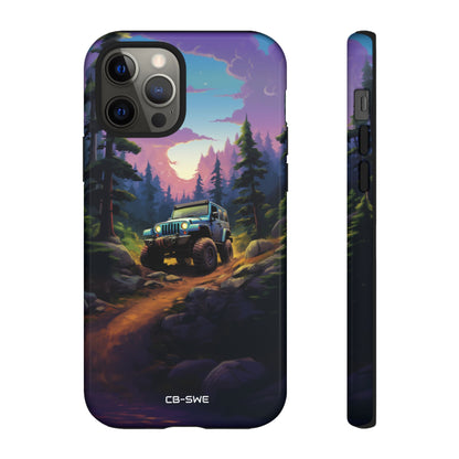 Sunset Forest Drive - iPhone Case