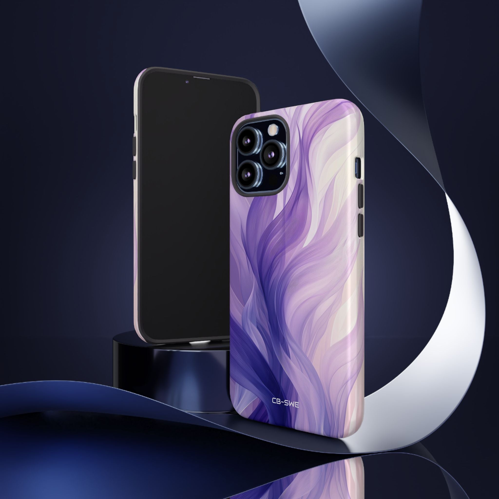 Flowing Purple Whispers - iPhone Case