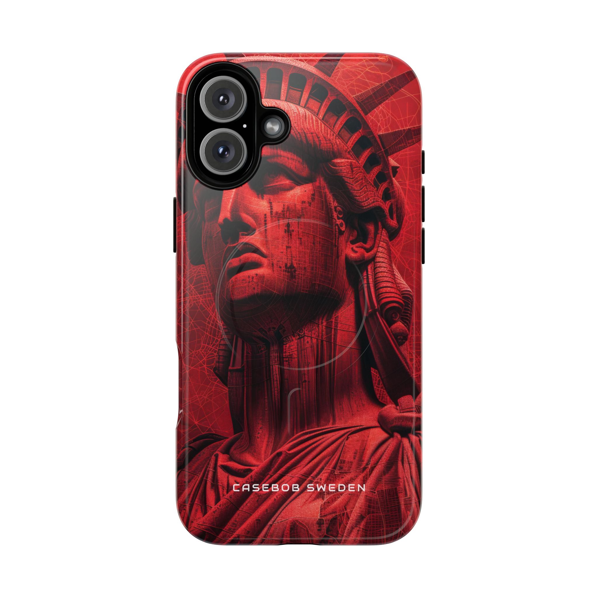 Zen Red Liberty Vision iPhone 16 | Tough+ Phone Case