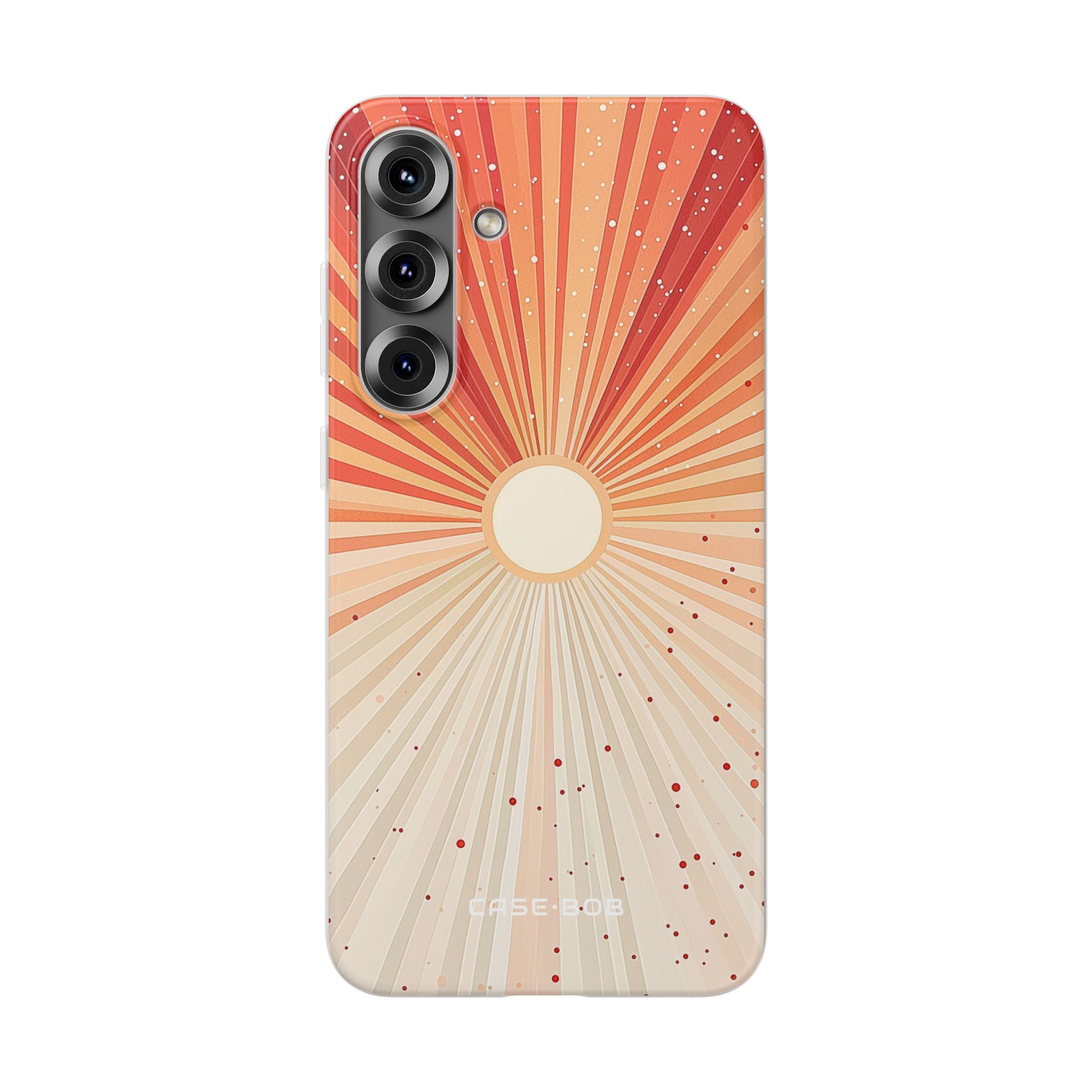 Yellow Burst Samsung S25 Plus Case - Soft
