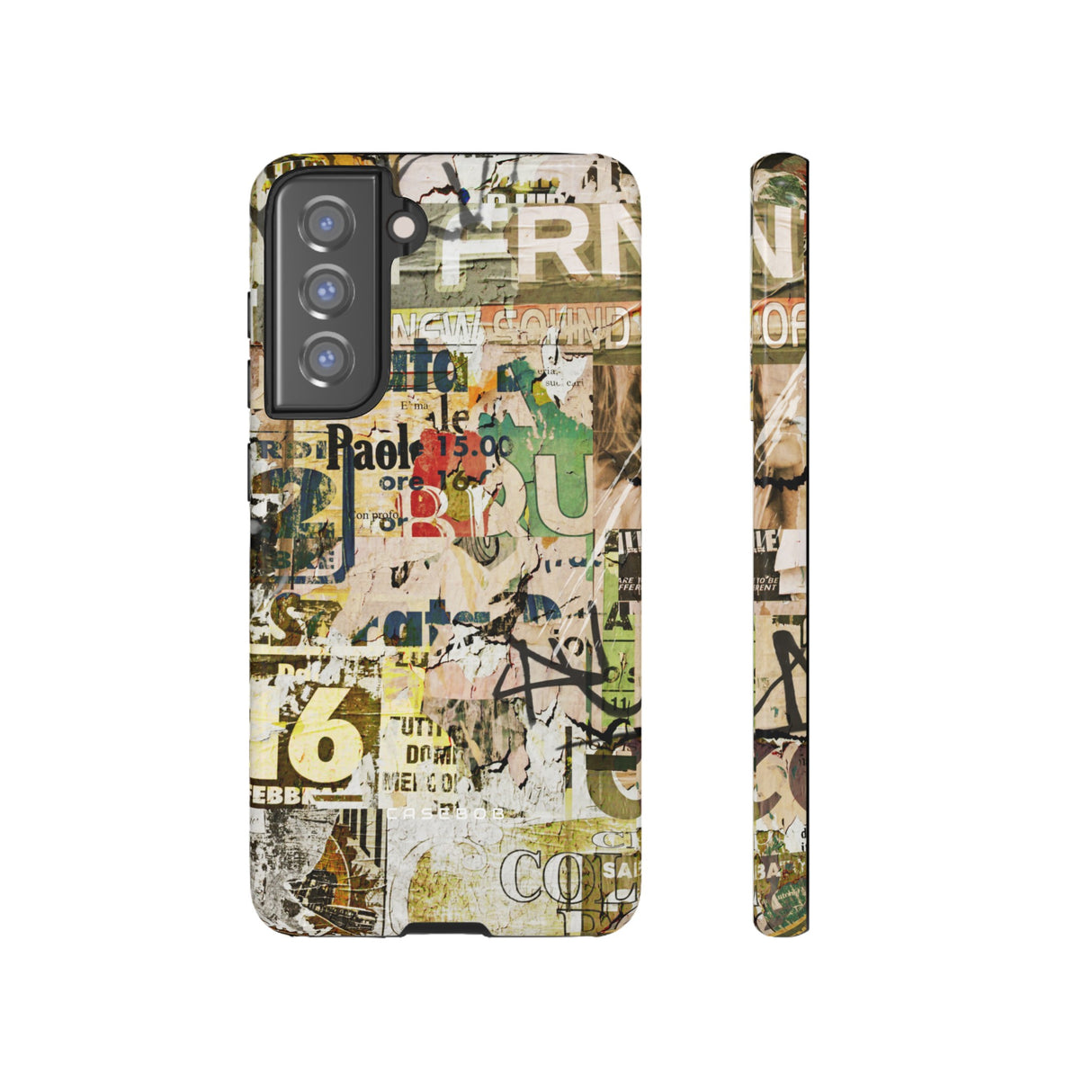 Grunge Vintage Poster - Protective Phone Case