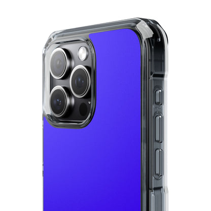 Ultramarine Blue - Clear Impact Case for iPhone