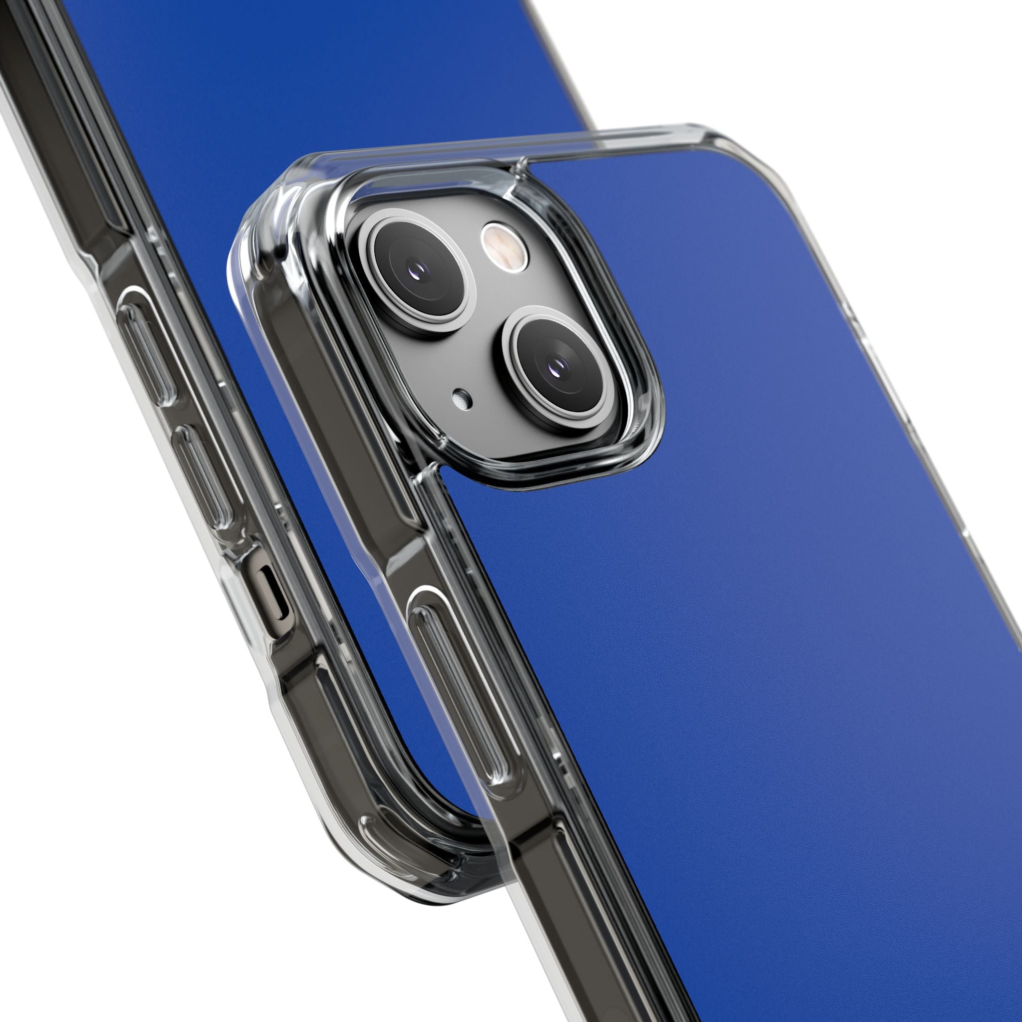 Cobalt Blue - Clear Impact Case for iPhone