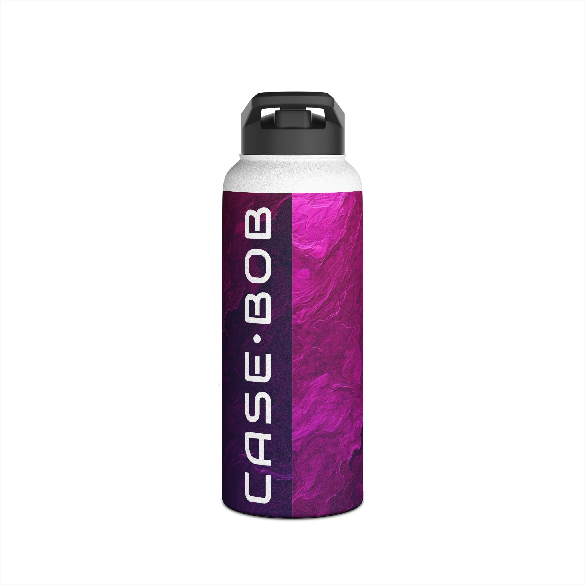 Purple Swirl - Stainless Steel Water Bottle
