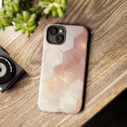 Hexagons Reflect Light - iPhone Case
