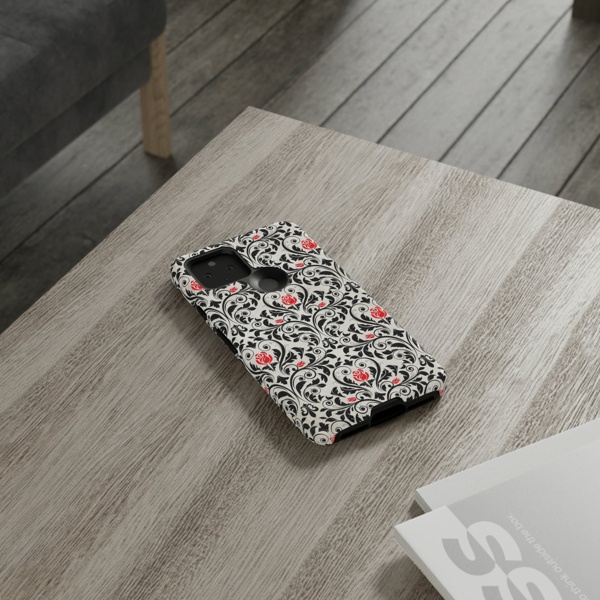 Centti Gothic Flower - Protective Phone Case