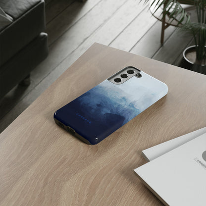 Abstract Blue Gradient - Protective Phone Case