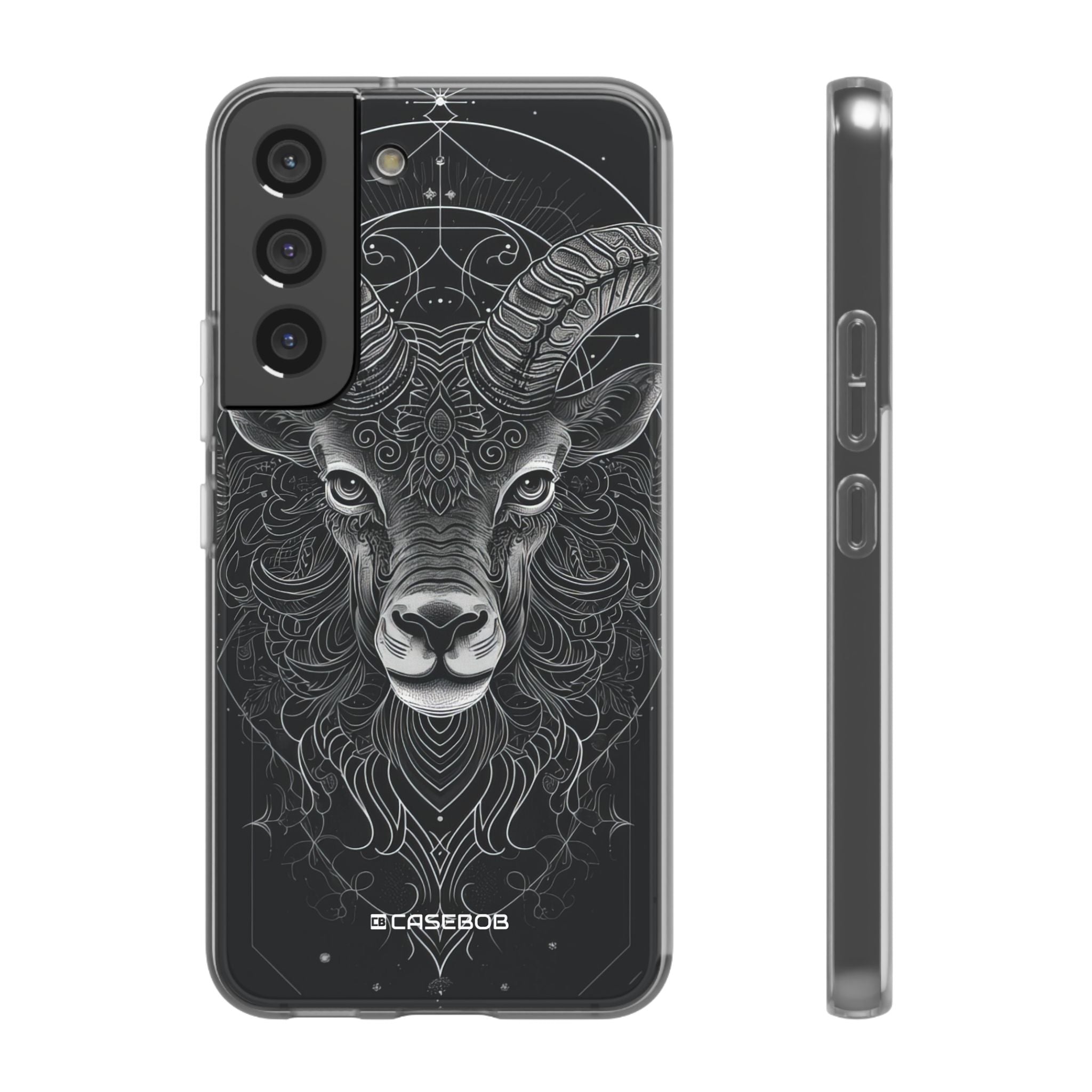 Mystic Ram Mandala | Flexible Phone Case for Samsung Galaxy