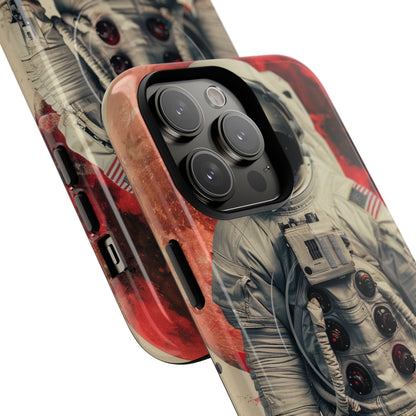 Crimson Spacewalk Dream iPhone 14 - Tough+