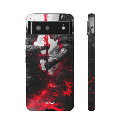 Crimson Blade Clash - Google Pixel Case
