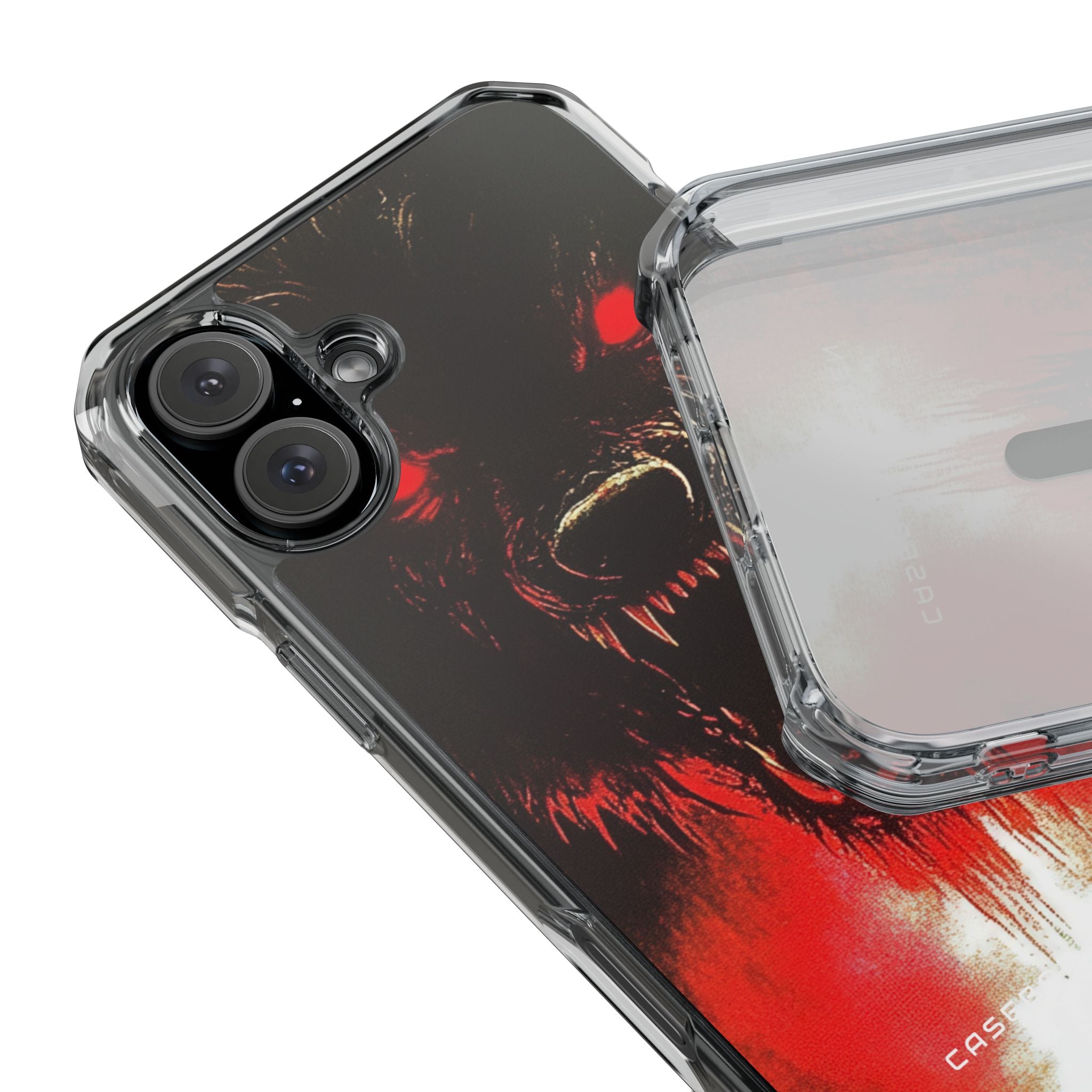 Bloodmoon Wolf's Lament iPhone 16 - Clear Impact Phone Case