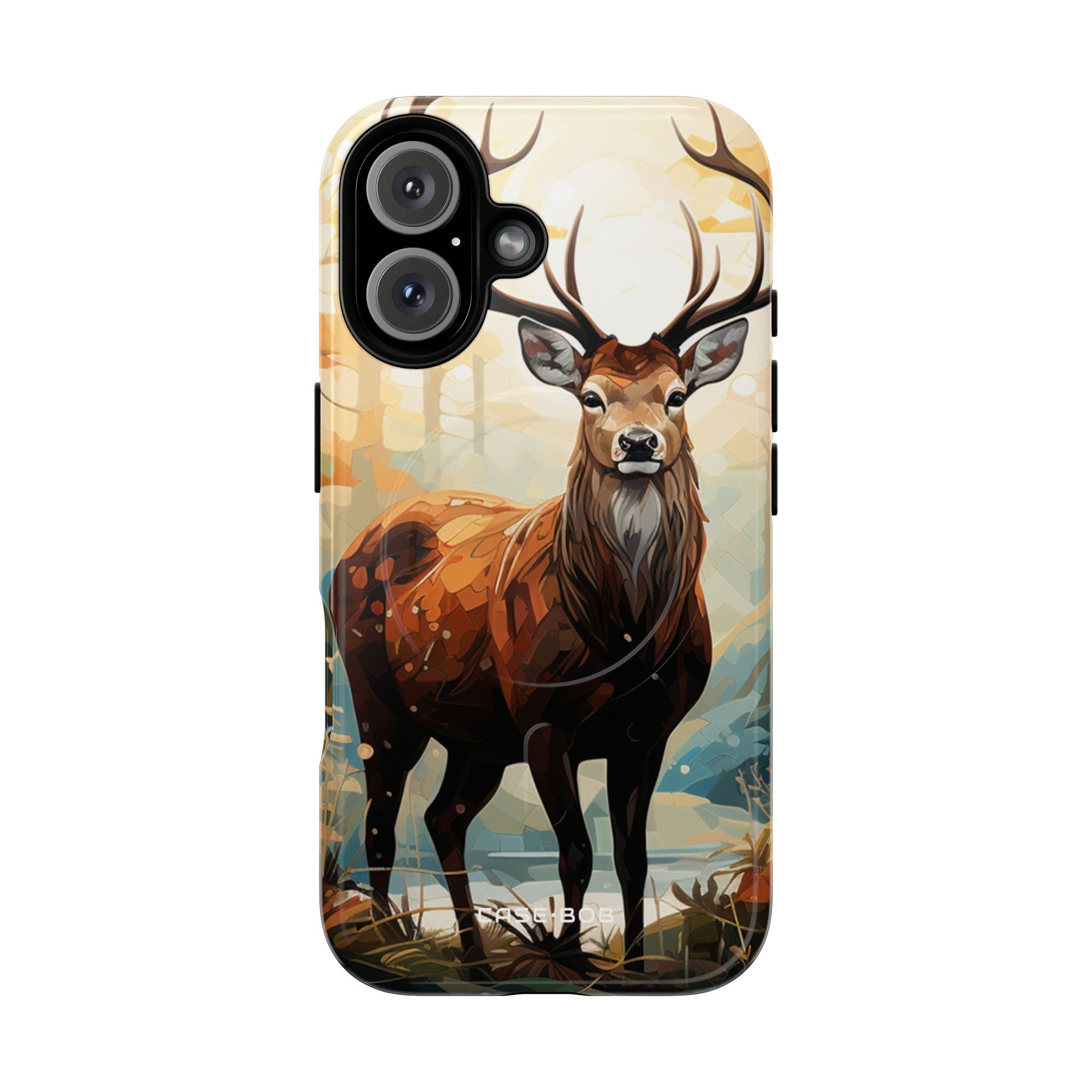 Glowing Stag iPhone 16 Case - Tough+