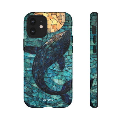 Whale Dives Upward - iPhone Case