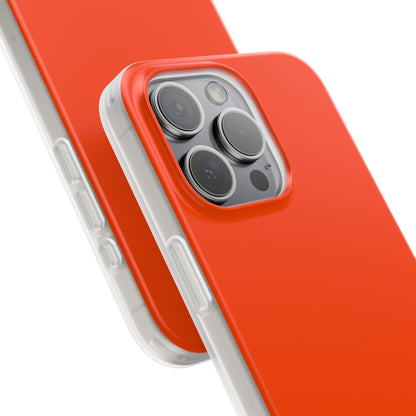 Orange Red iPhone 15 - Flexi Phone Case