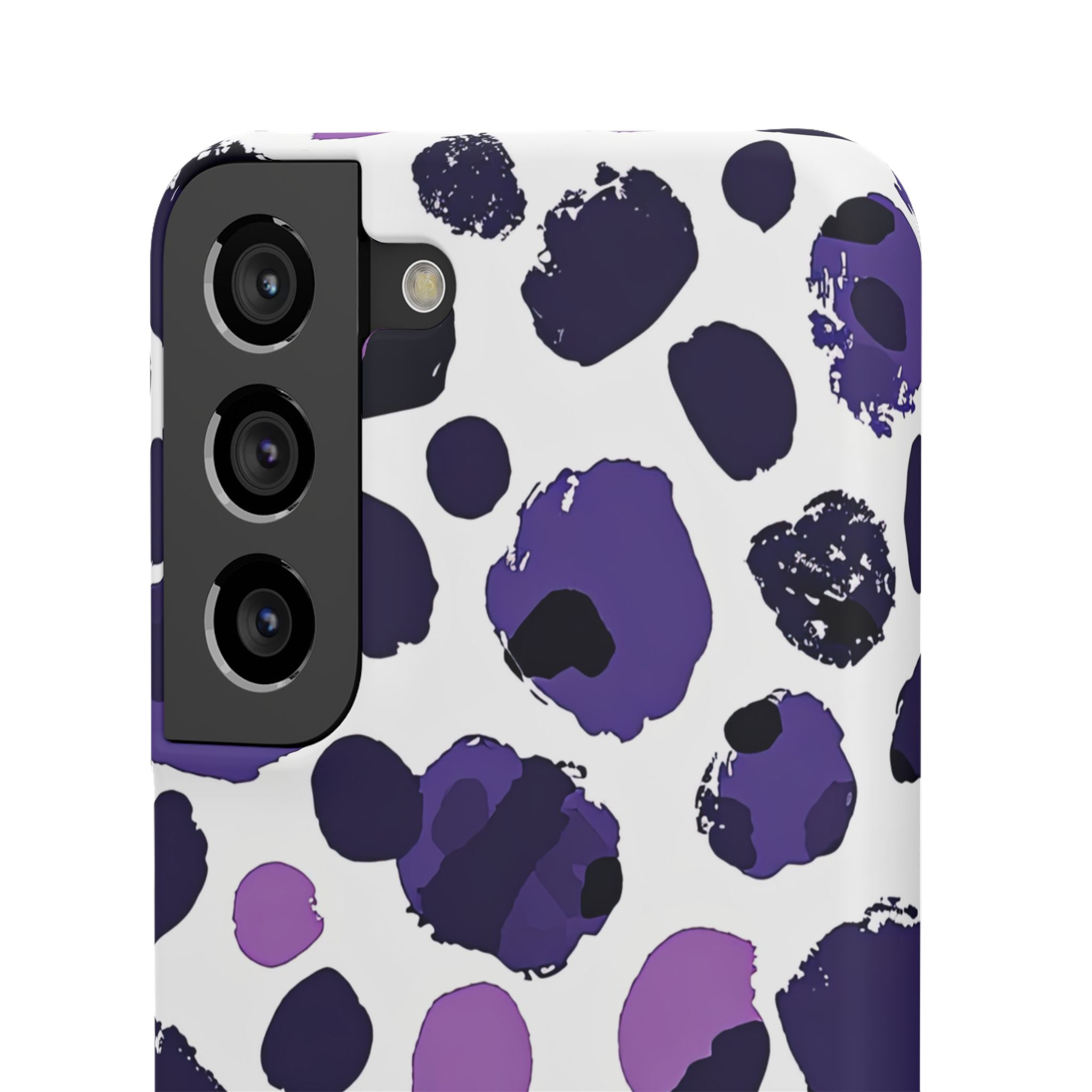 Purple Inkblots Samsung S22 - Slim Phone Case