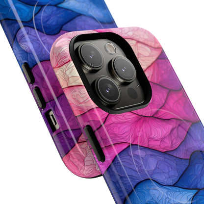 Wavy Vein Gradient iPhone 14 Pro Case - Tough+