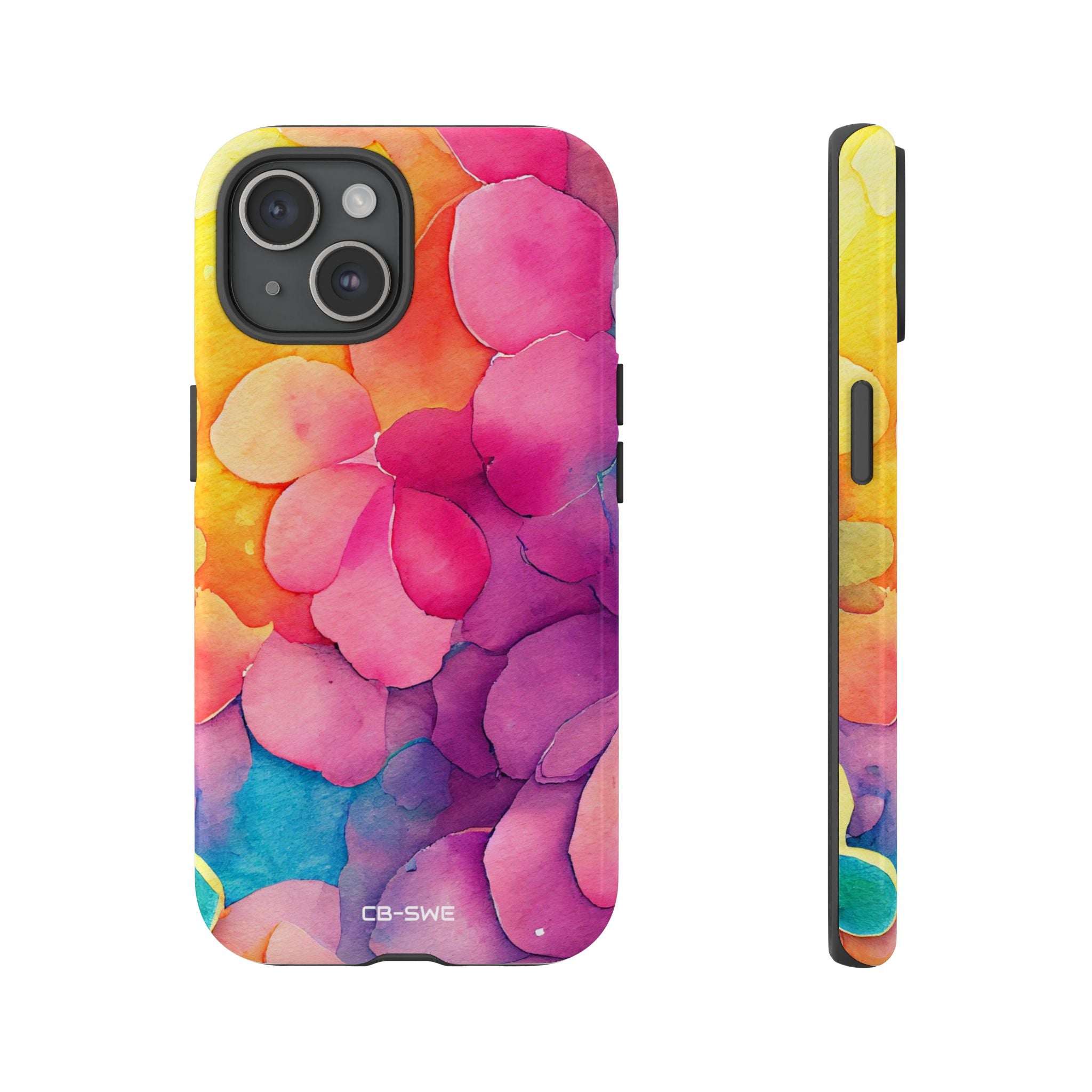 Vibrant Petal Fusion - iPhone Case