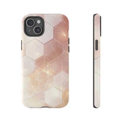 Hexagons Reflect Light - iPhone Case