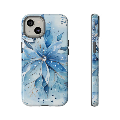 Floral Frost Embrace - iPhone Case