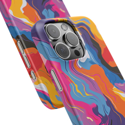 Vortex Colorwave iPhone 16 - Slim Phone Case