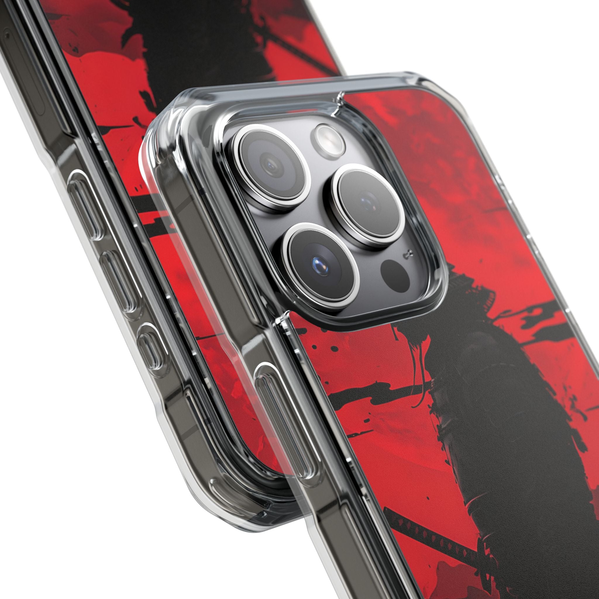 Red Samurai Shadow iPhone Case - Impact