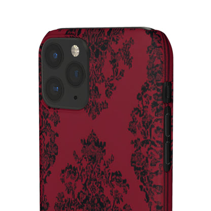 Gothic Crimson Elegance iPhone 11 - Slim Phone Case