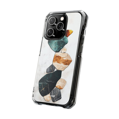 Stone Shapes Embrace iPhone Case - Impact