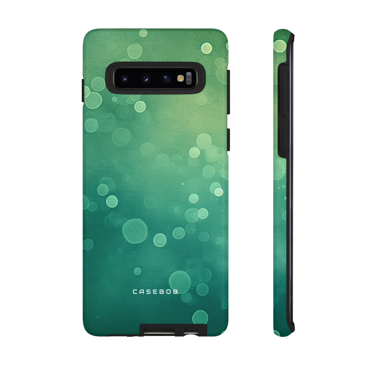 Green Dot Matrix - Protective Phone Case