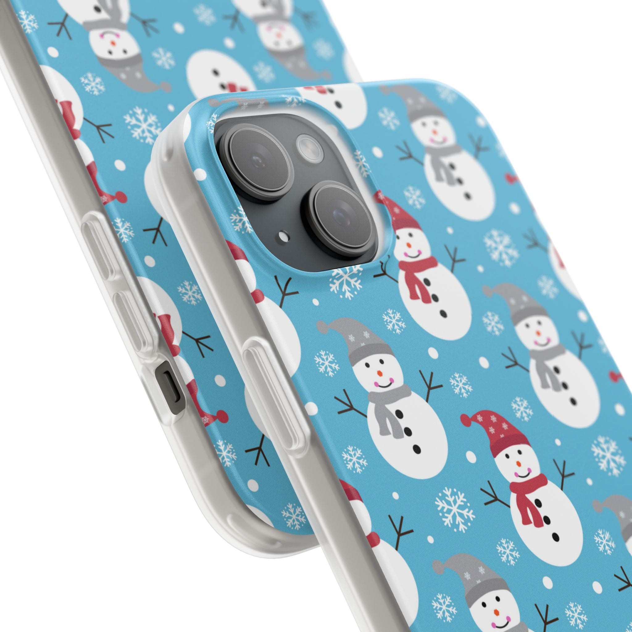 Snowman Parade iPhone 15 Plus Case - Soft