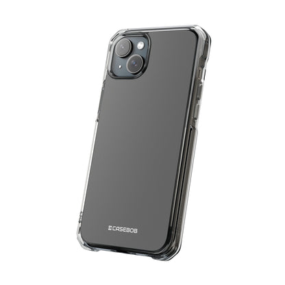 Dim Gray - Clear Impact Case for iPhone