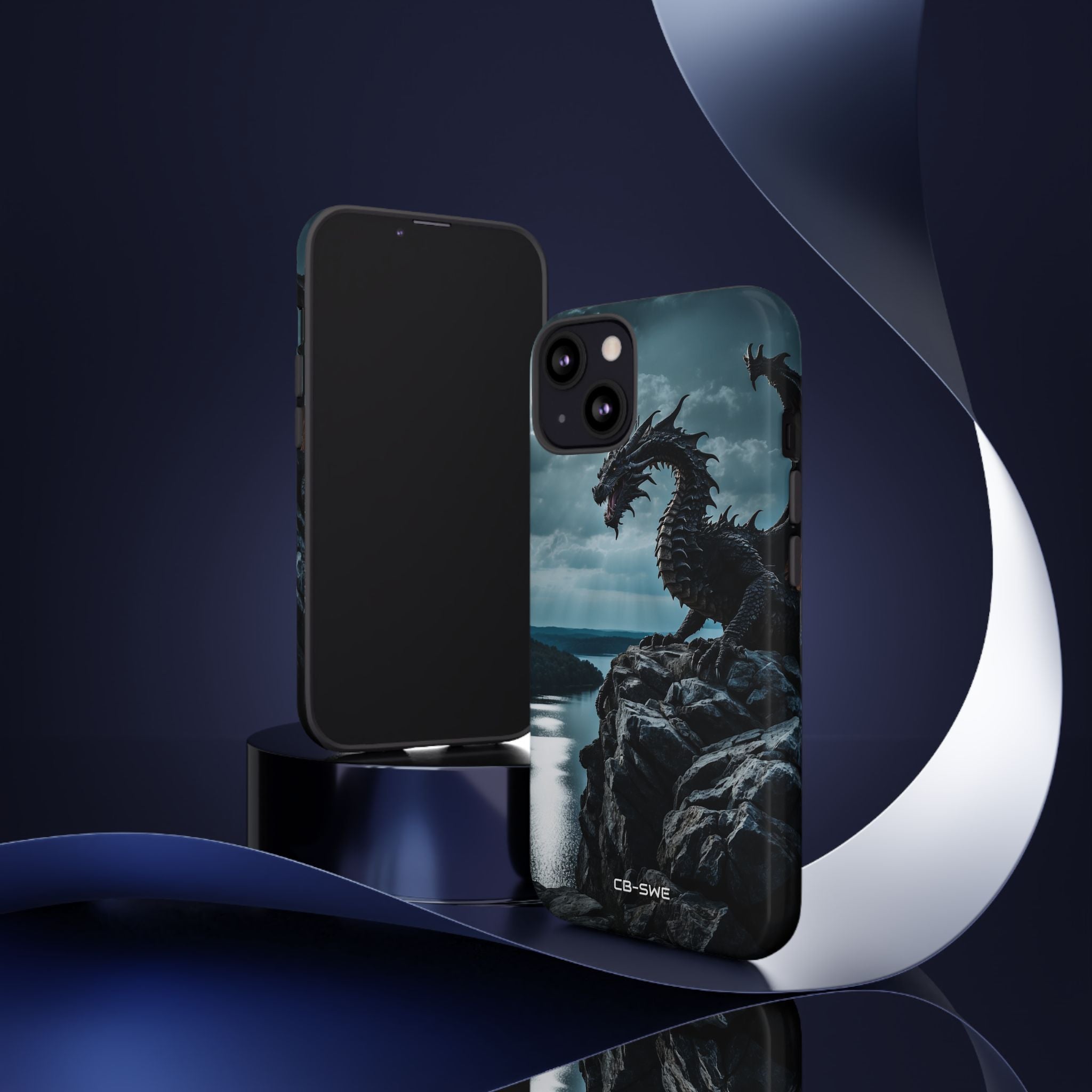Dragon Soars Moonlight - iPhone Case