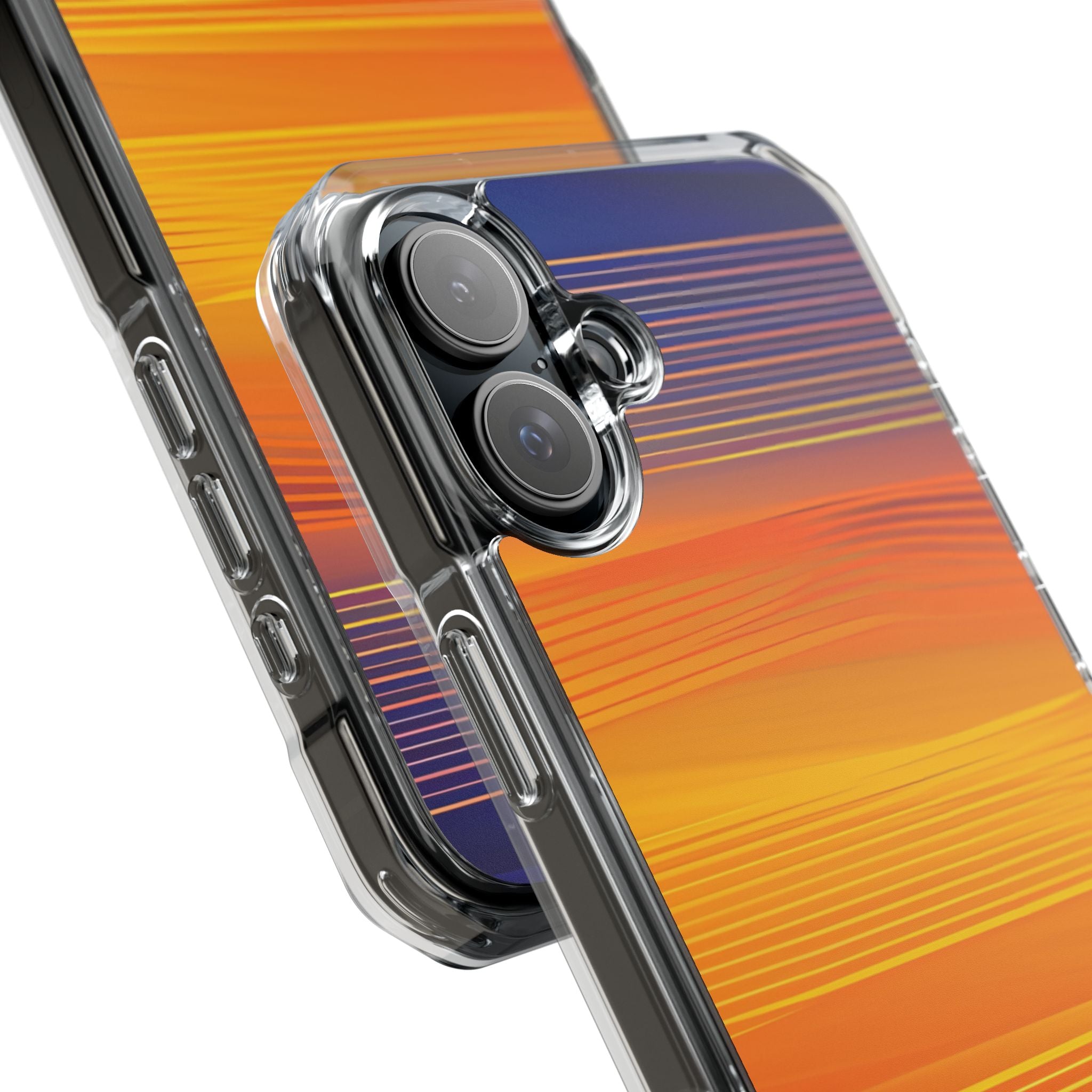 Gradient Sunset Flow iPhone 16 - Clear Impact Phone Case