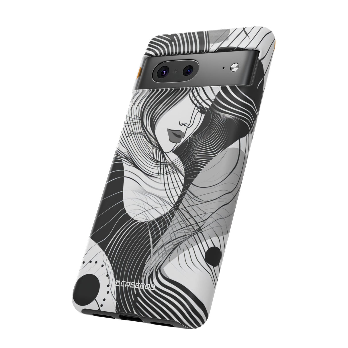 Fluid Noir Rhythm | Protective Phone Case for Google Pixel