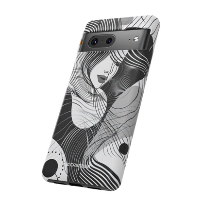 Fluid Noir Rhythm - Phone Case for Google Pixel