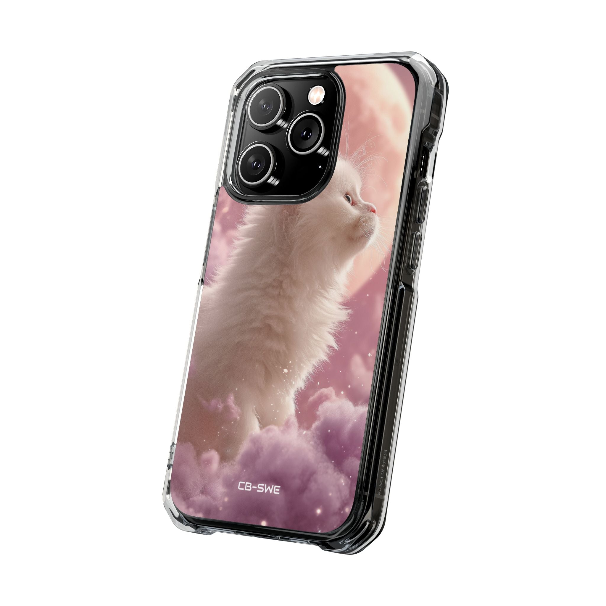 Lunar Cat Soars iPhone Case - Impact