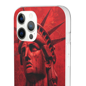 Red Liberty Revolution | Flexible Phone Case for iPhone