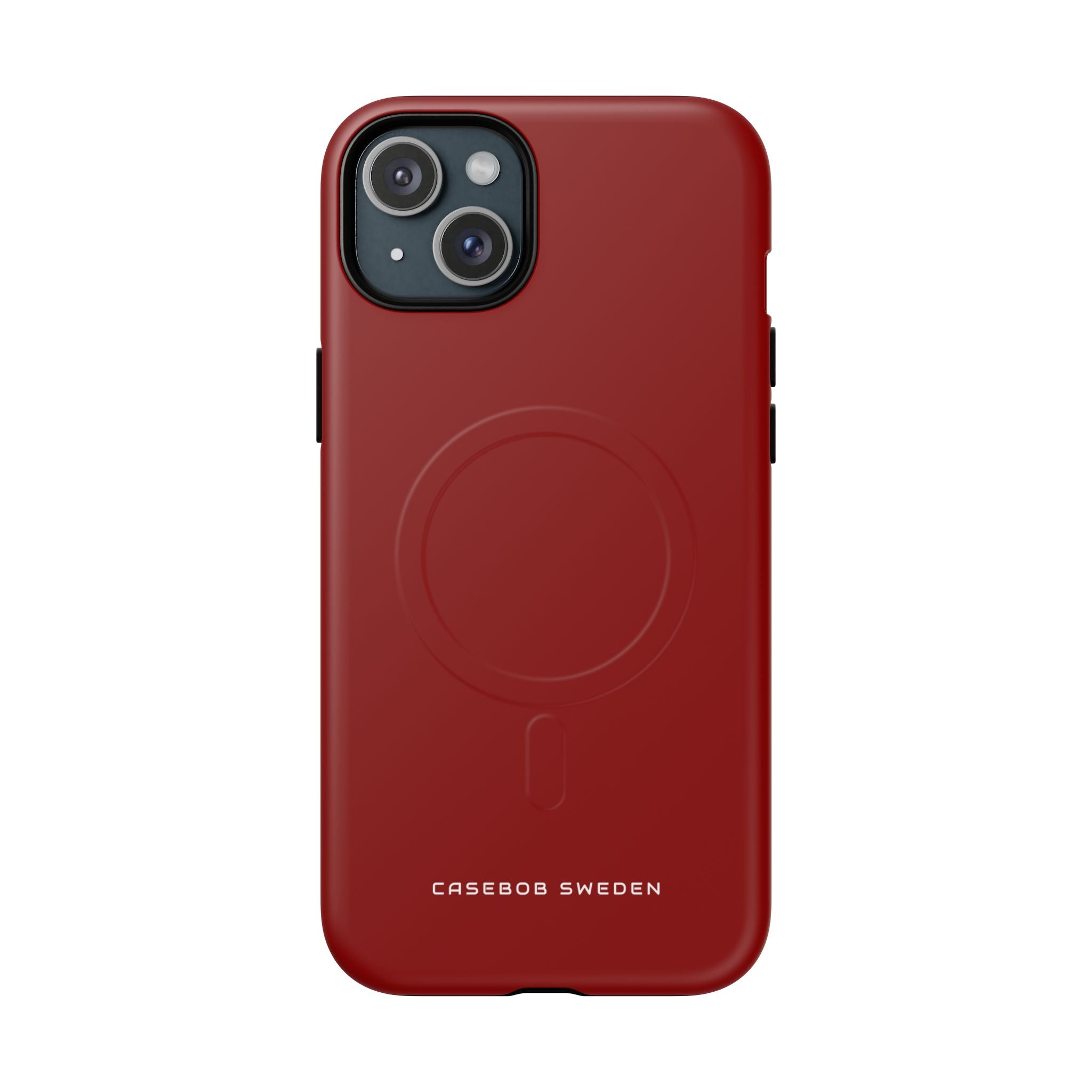 Dark Red iPhone 15 | Tough+ Phone Case