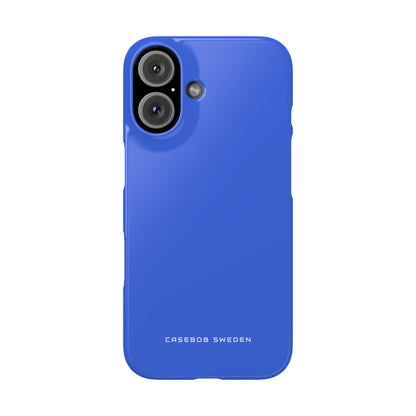 Royal Blue iPhone 16 - Slim Phone Case