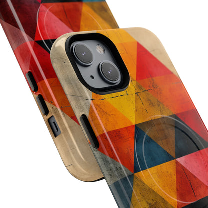 Geometric Energy - Tough + MagSafe® iPhone 14 Phone Case