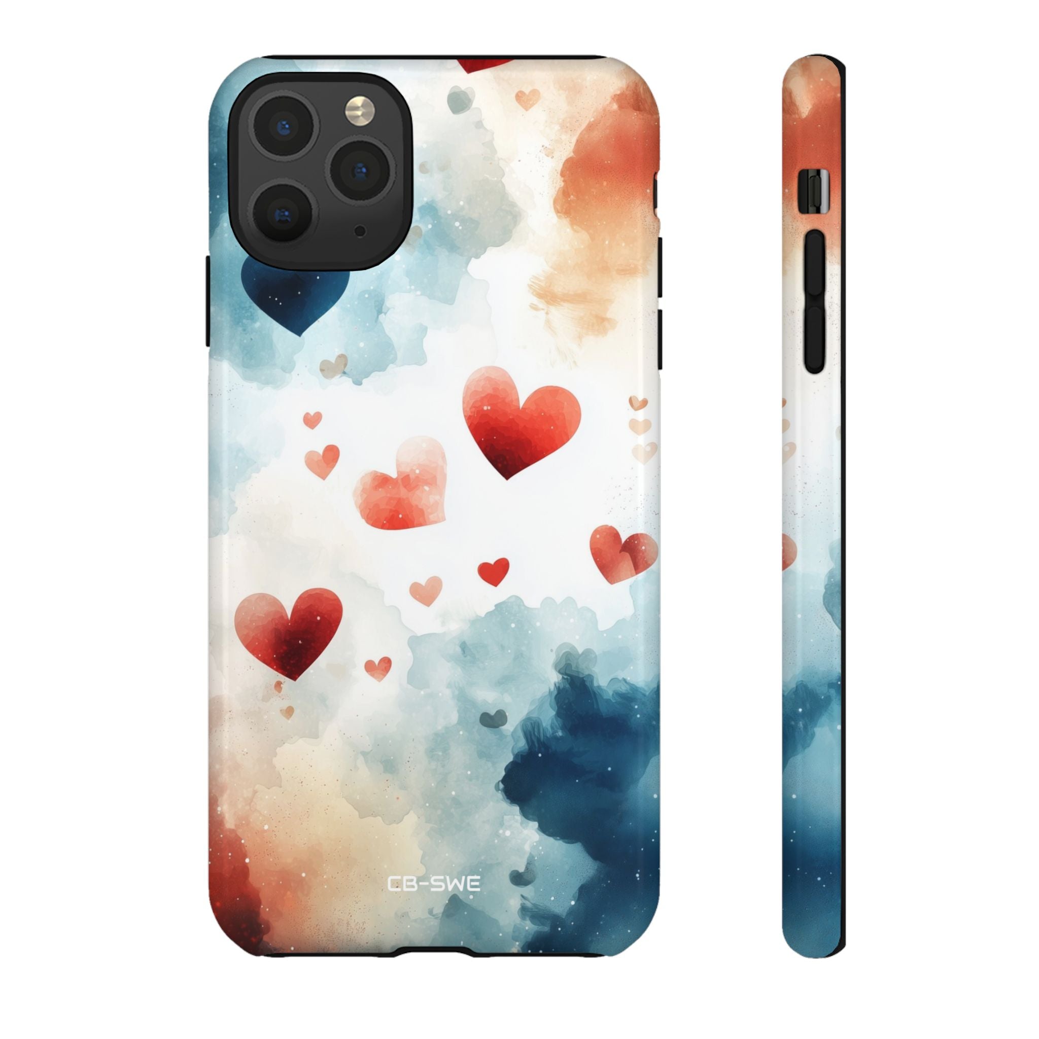 Floating Hearts Dance - iPhone Case