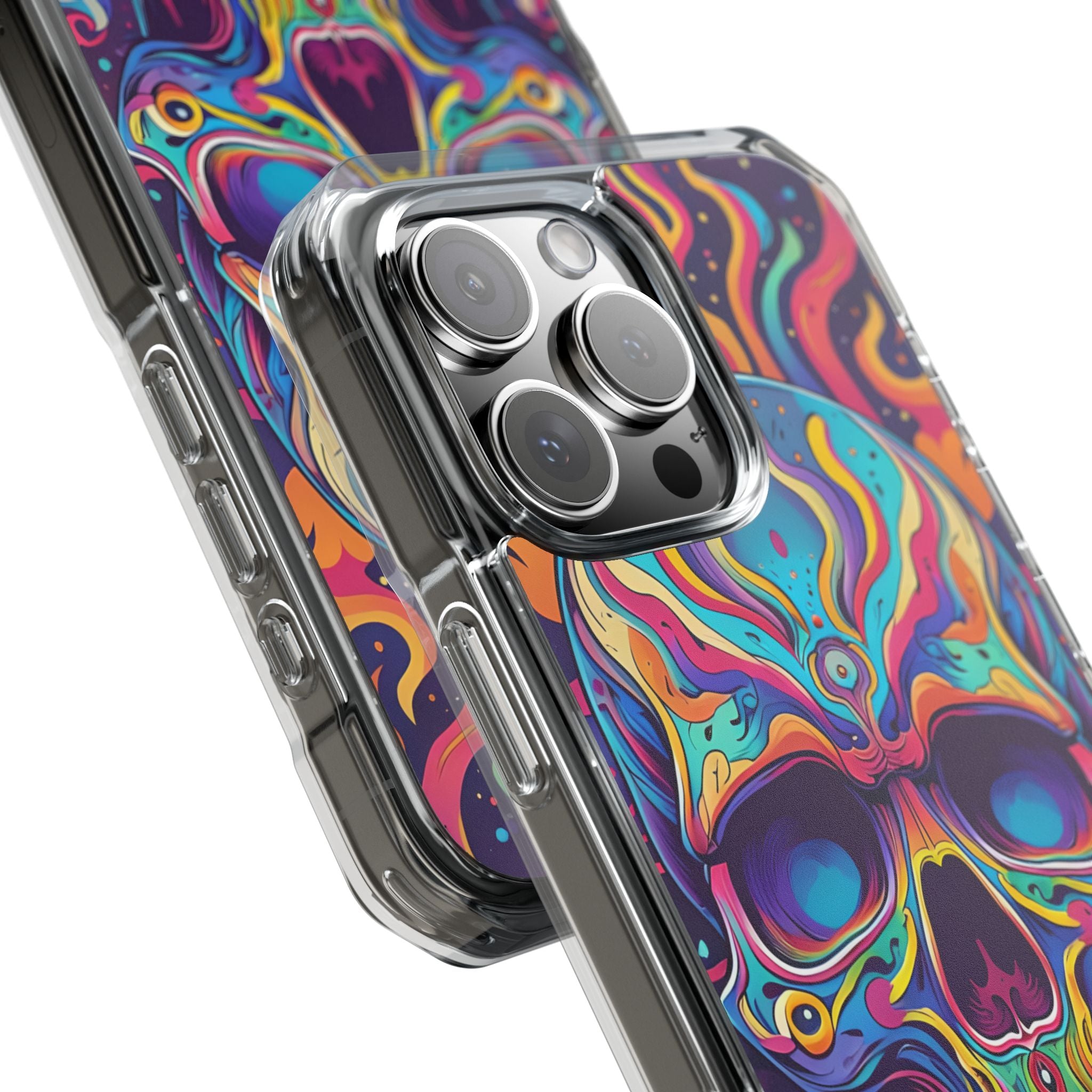 Flaming Skull iPhone 16 Pro Max Case - Impact