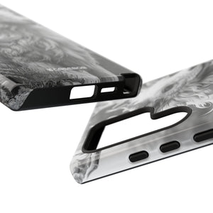 Mystical Majesty: Grayscale Enchantment - For Samsung S24