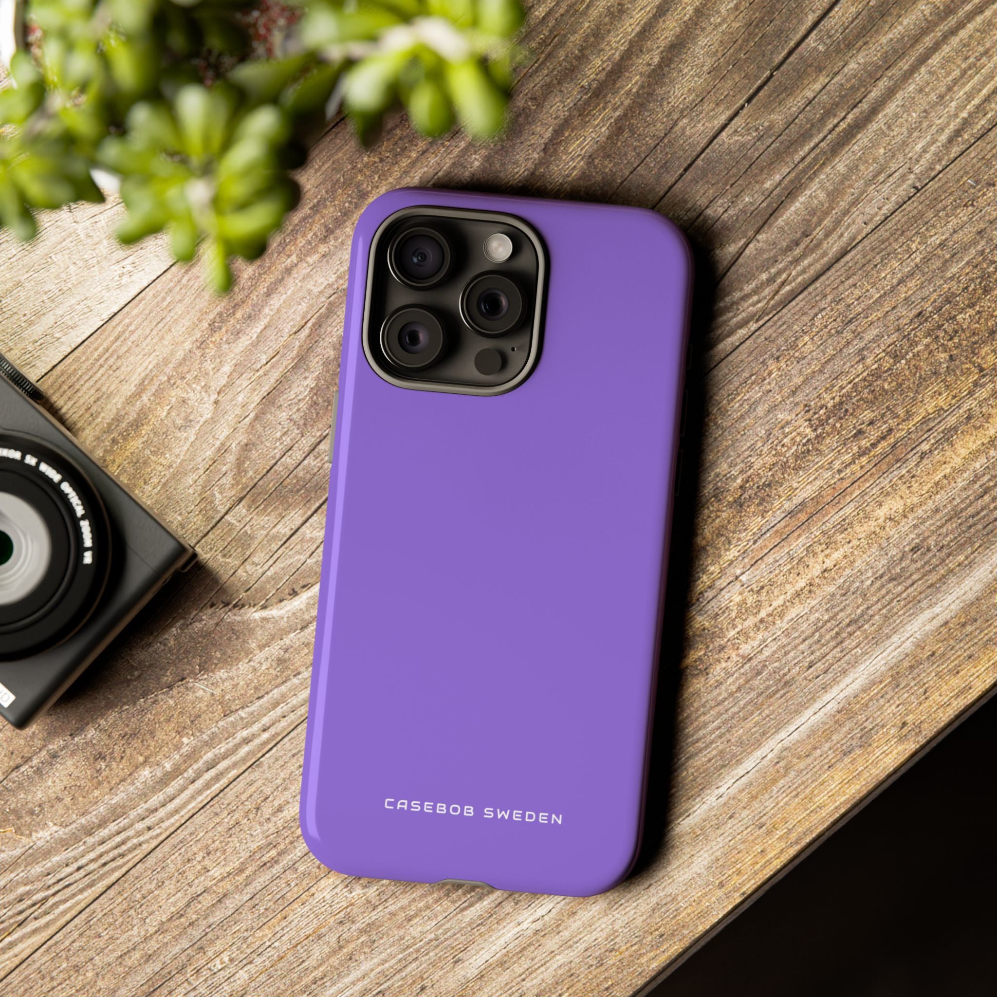 Medium Purple iPhone 15 - Tough Phone Case