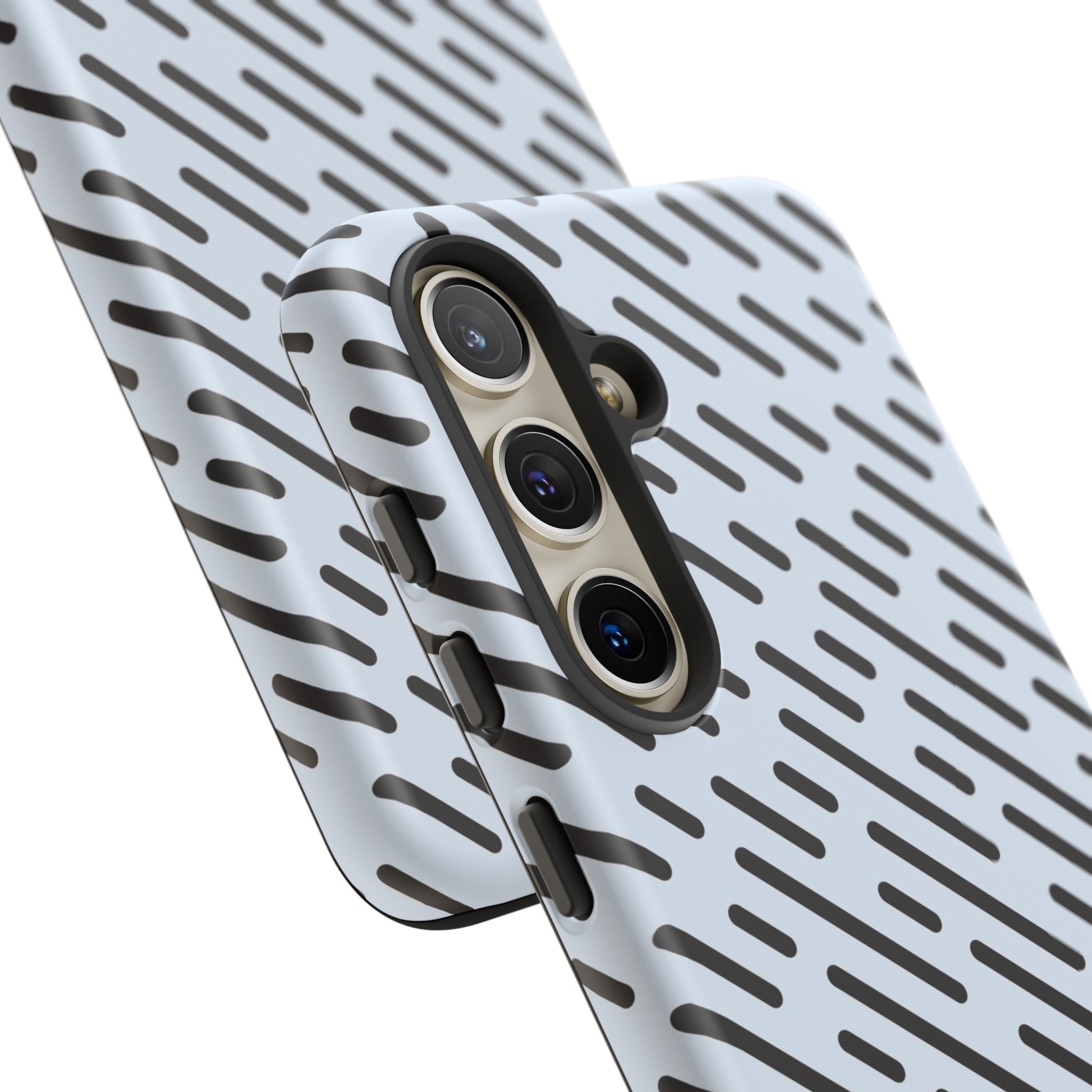 Monochrome Dash - Protective Phone Case