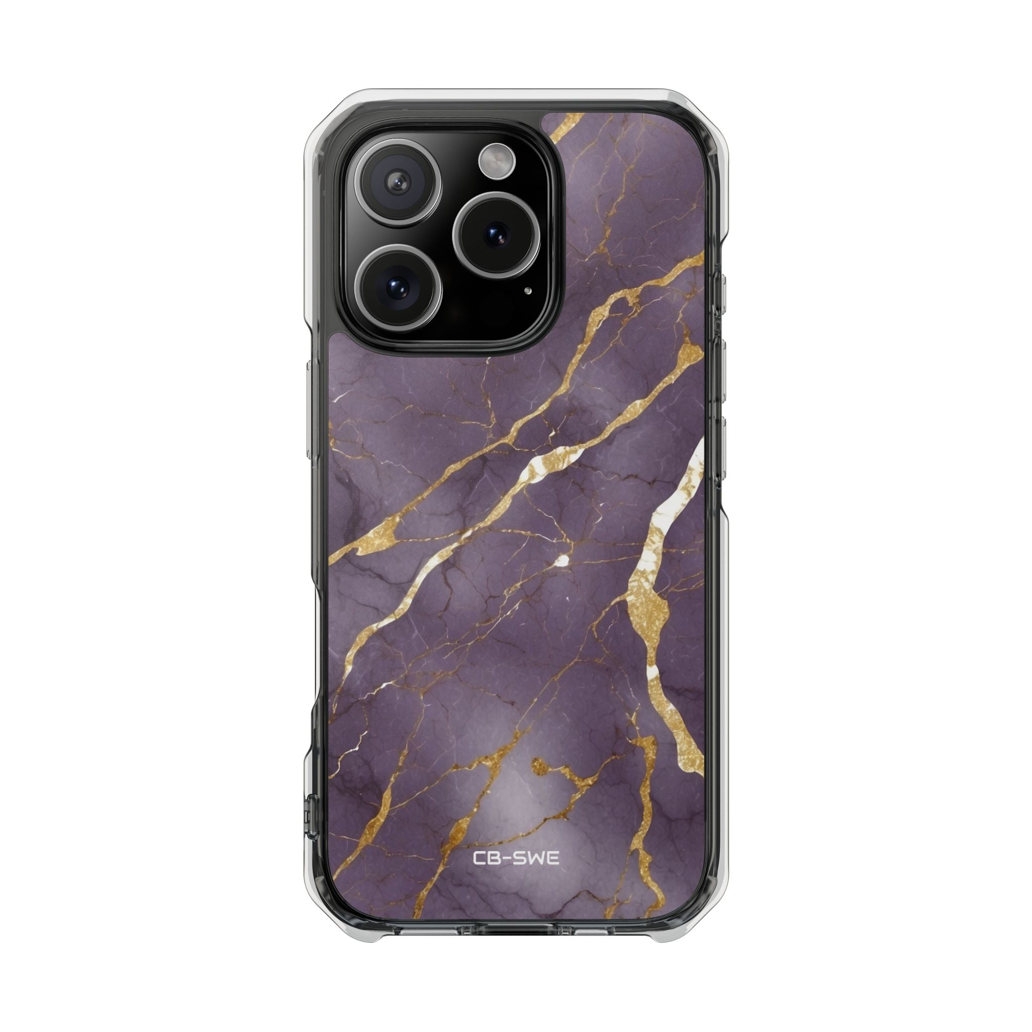 Golden Veins Flowing iPhone Case - Impact