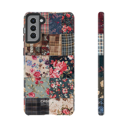 Trapunta floreale patchwork Samsung S21 - Tough